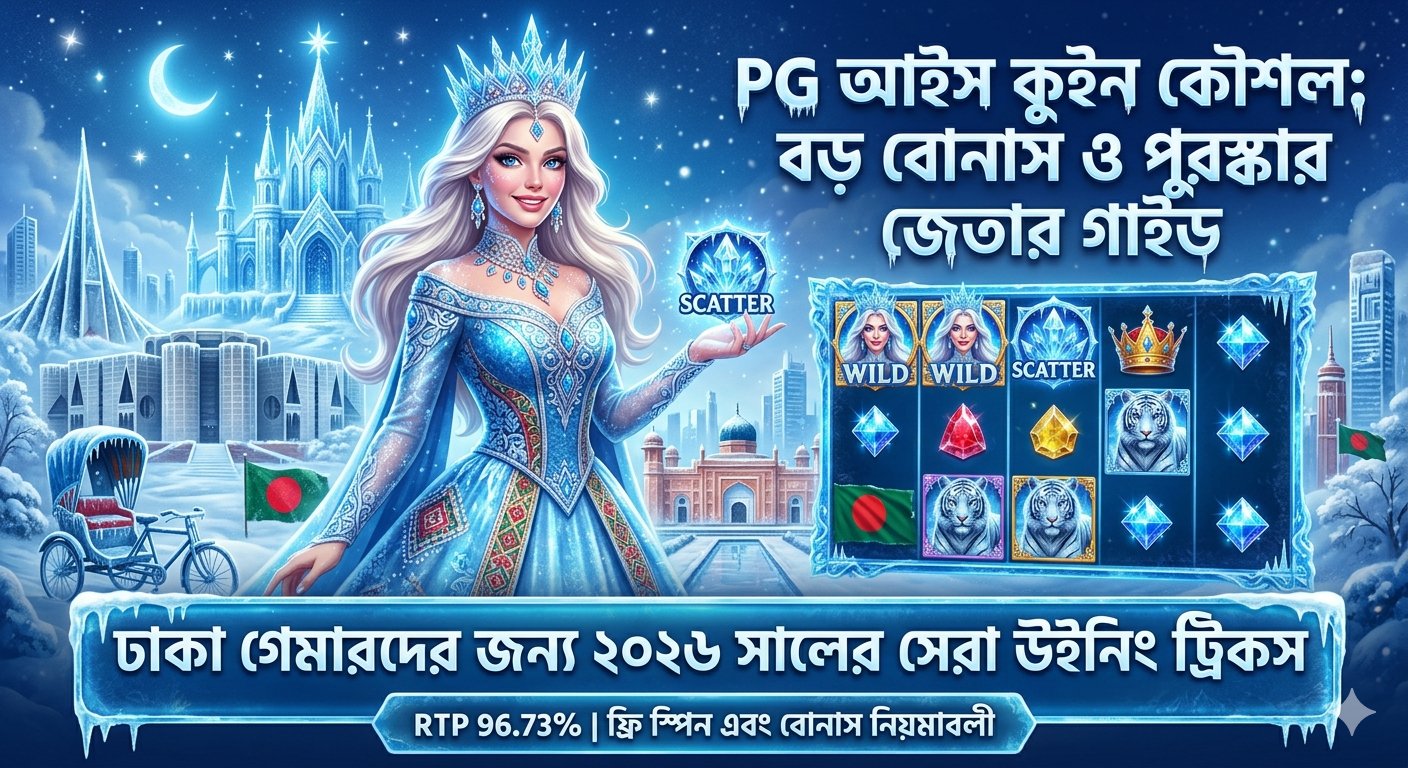 PG Ice Queen গেম ট্রিকস 2026: কীভাবে বড় পুরষ্কার জিতবেন? ঢাকা গেমারদের গাইড